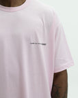 Comme Des Garcons T-Shirt Logo Print Pink