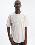 Comme Des Garcons T-Shirt Logo Print Beige