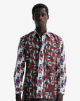 Comme Des Garcons Shirt Allover Print Multi