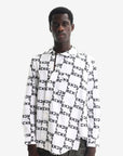 Comme Des Garcons Shirt Allover Print Black-White
