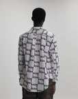 Comme Des Garcons Shirt Allover Print Black-White