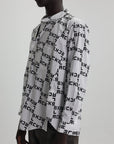 Comme Des Garcons Shirt Allover Print Black-White