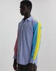 Comme Des Garcons Shirt Stripe Colour Block