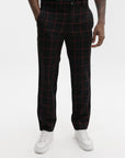 Comme Des Garcons Pants Window Pane Black-Red