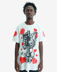 Massimo Sabbadin Crew Allover Print Hearts White
