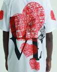 Massimo Sabbadin Crew Allover Print Hearts White