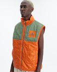 Moose Knuckles Jacket Icon Leaf Quilt Vest Kelp-Alert