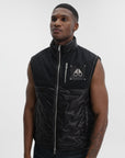 Moose Knuckles Jacket Icon Leaf Quilt Vest Black