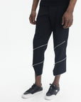 Comme Des Garcons Pants Asymmetric Hem Zipper Black