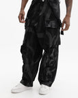Massimo Sabbadin Cargo Pants Aop Black