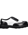 Kenzo Derby Shoes Leather White-Black-AL Capone Premium