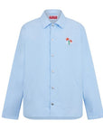 Kenzo Jacket Coach Floral Print Blue