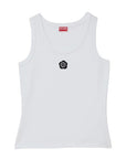Kenzo Rib Tank Top Boke Flower 2.0 White-AL Capone Premium