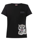 Kenzo T-Shirt Happy Tiger Black