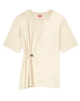 Kenzo T-Shirt BF Pin Detail Cream-AL Capone Premium