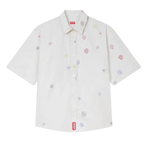 Kenzo Shirt Futura Embroidered SS Cream-AL Capone Premium