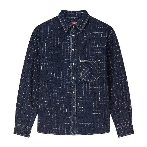 Kenzo Shirt Weave Denim Blue 2.0-AL Capone Premium