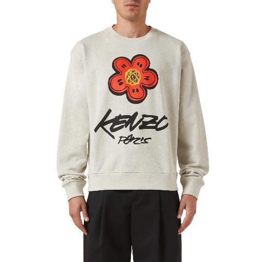Kenzo Sweater Futura Big Logo Grey-AL Capone Premium