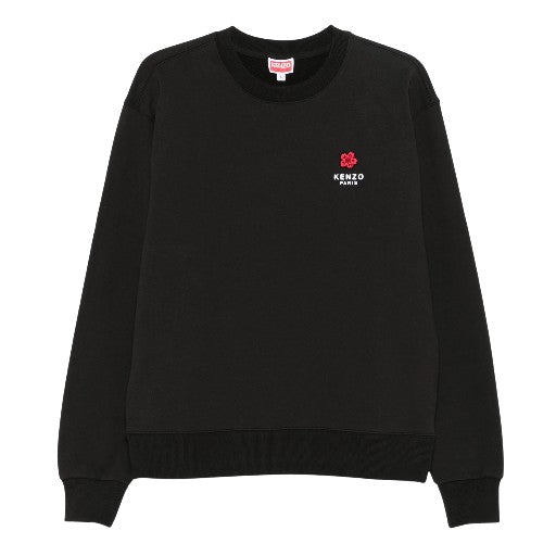 Kenzo Sweater Boke Flower Embroidered Black-AL Capone Premium