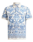Etro Golfer Allover Print Blue-White