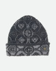 Casablanca Beanie Fluffy Monogram Grey