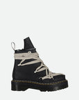 Rick Owens Boot Quad Sole Lather Black
