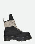 Rick Owens Boot Quad Sole Leather Black