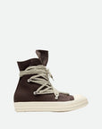 Rick Owens Sneaker Denim Megalace Dark Dust-Milk