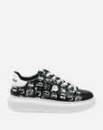 Karl Lagerfeld Sneaker Kll289 Kapri Twin Nft Graffiti Black-White
