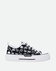 Karl Lagerfeld Sneaker Kll291 Kampus Max Iii Twin Nft Graffiti Lo Black Canvas-White