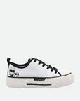 Karl Lagerfeld Sneaker Kll293 Kampus Max Iii Twin Nft Lo Lace White Canvas