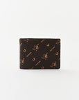 True Religion Monogram Wallet Coffee Bean