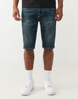 True Religion Shorts Rocco Sn Nf Jackknife Dark Wash