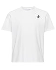 Jw Anderson T-Shirt Anchor Embroidery White-AL Capone Premium
