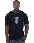 Capone T-Shirt Mexican Embroidery Slogan Black-AL Capone Premium