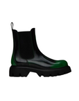 Msgm Boots Ladies Commando Elastic Black-Green-AL Capone Premium