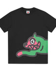 Ice-Cream T-Shirt Jumbo Running Dog Black