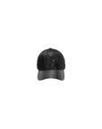 Jil Sander Cap Embroidered Leather Logo Black-AL Capone Premium