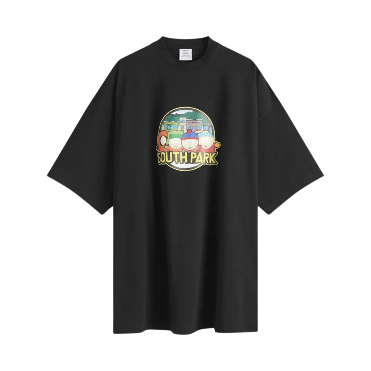 Vetements T-Shirt Southpark Oversized Black-AL Capone Premium
