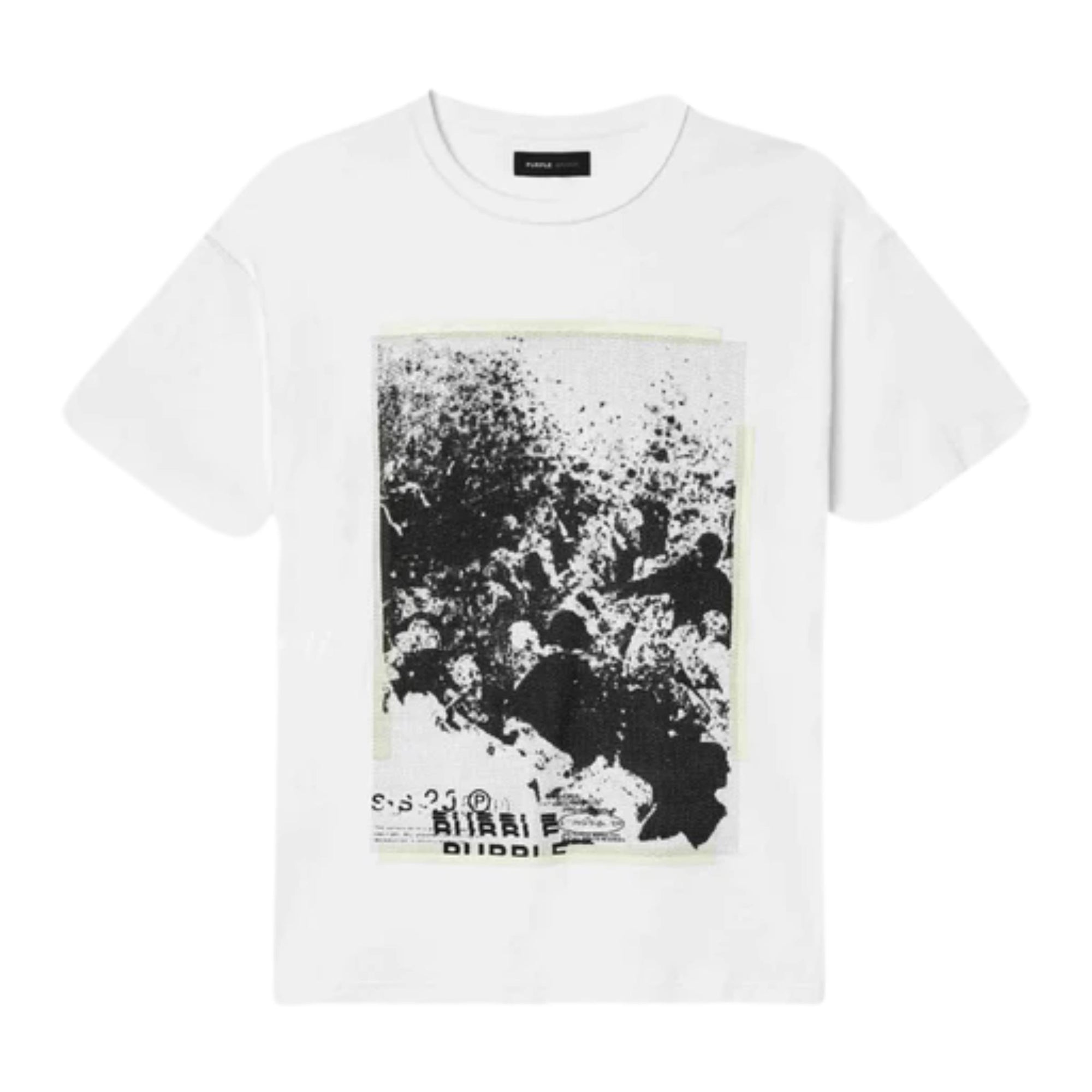 Purple T-Shirt Mosh White-AL Capone Premium