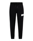 Moncler Sweatpants Logo Black-White-AL Capone Premium