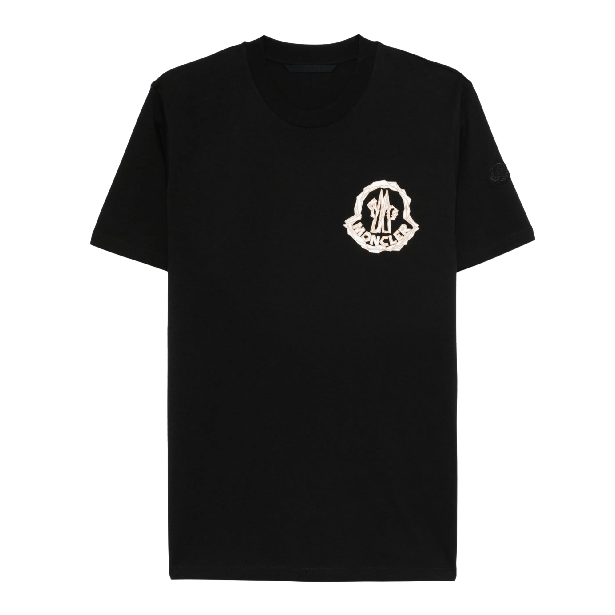 Moncler T-Shirt Logo Black-AL Capone Premium