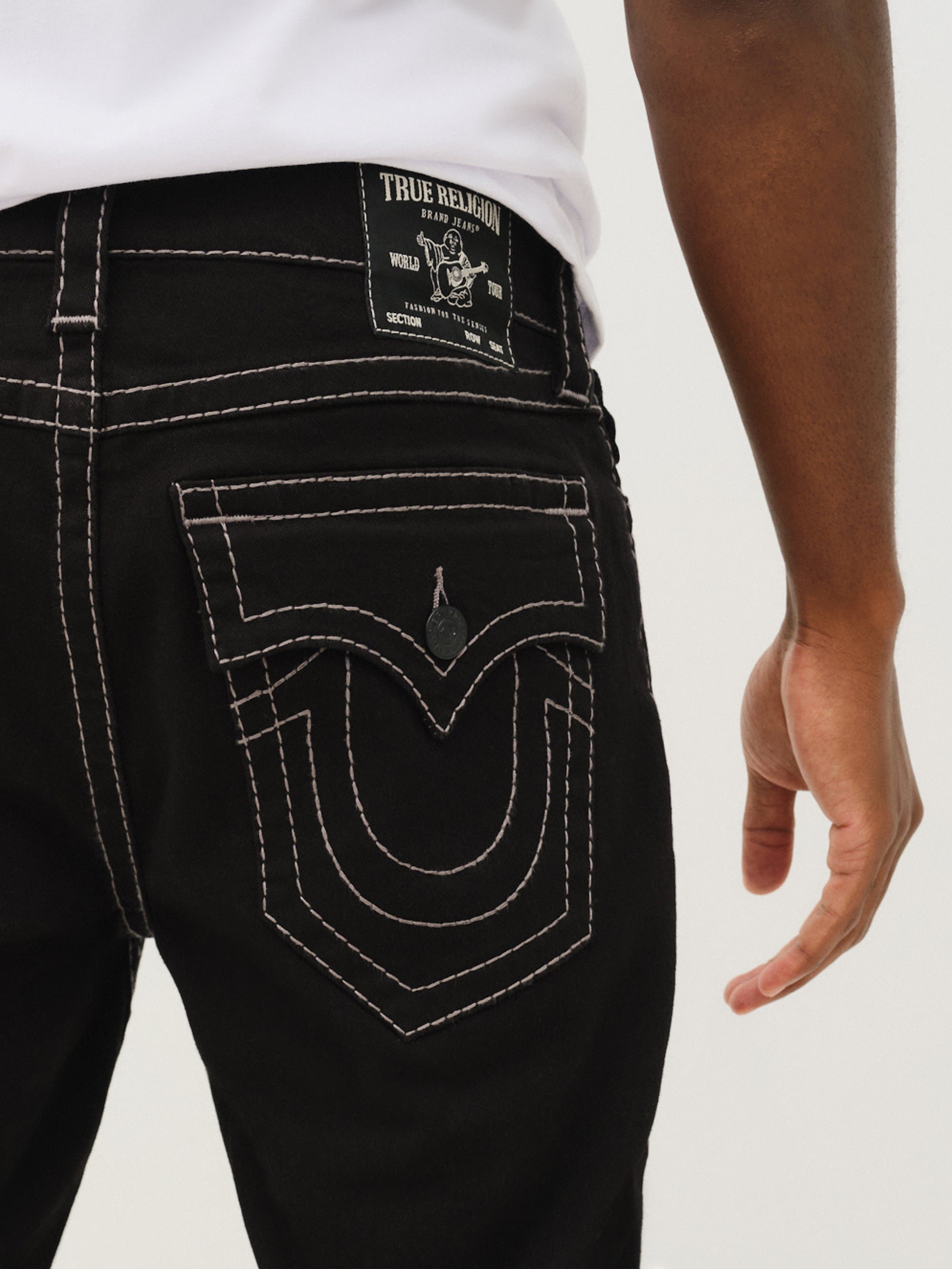 True Religion Ricky Flap Big T 34in 2sb Body Rinse Black – AL