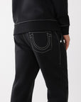 True Religion Jogger Big T Jet Black/Winter White