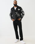 True Religion Edgy Ricky Sn Flap 2Sb Black Rinse