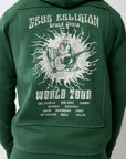 True Religion Blazing Tour Applique Zip Hood Dark Green