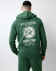 True Religion Blazing Tour Applique Zip Hood Dark Green