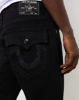 True Religion Ricky Sn Flap Crystal Logo 2Sb Black Rinse-AL Capone Premium