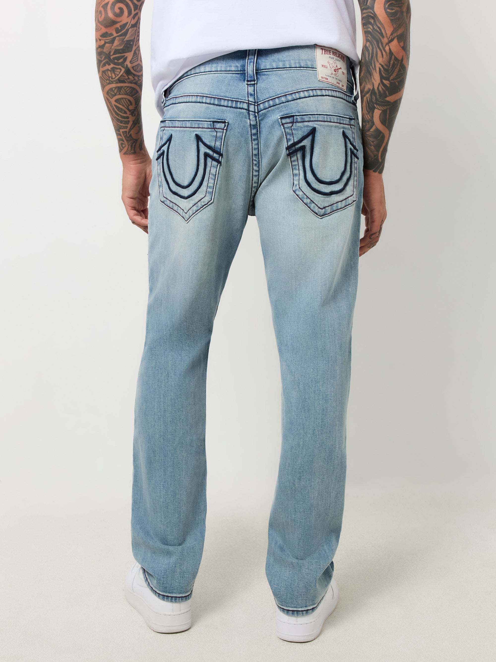 N*e様 True Religion サーマル True Religion Geno Sn No Flap Raised Logo Cameo Light Wash – AL
