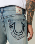 True Religion Geno Sn No Flap Raised Logo Cameo Light Wash-AL Capone Premium